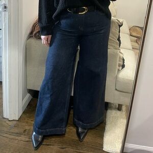 Spanx High Waist Wide Leg Jeans